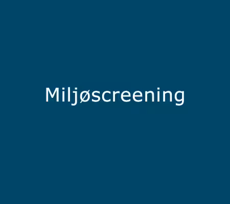 regler for miljøscreening af bygninger og huse