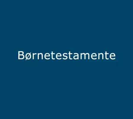 børnetestamente