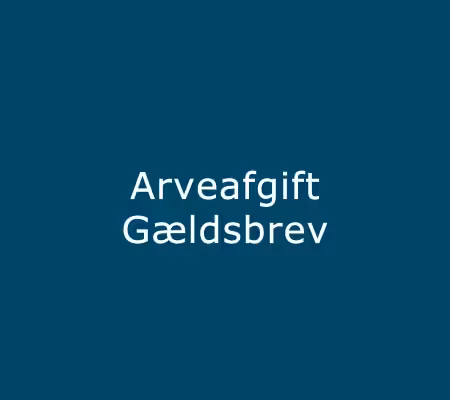 arveafgift og gældsbrev