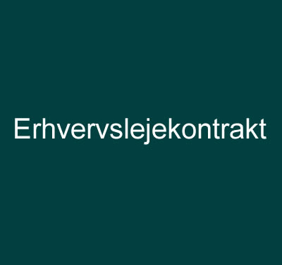 erhvervslejekontrakt